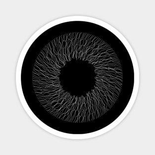 Iris - Minimalist Line Art Magnet